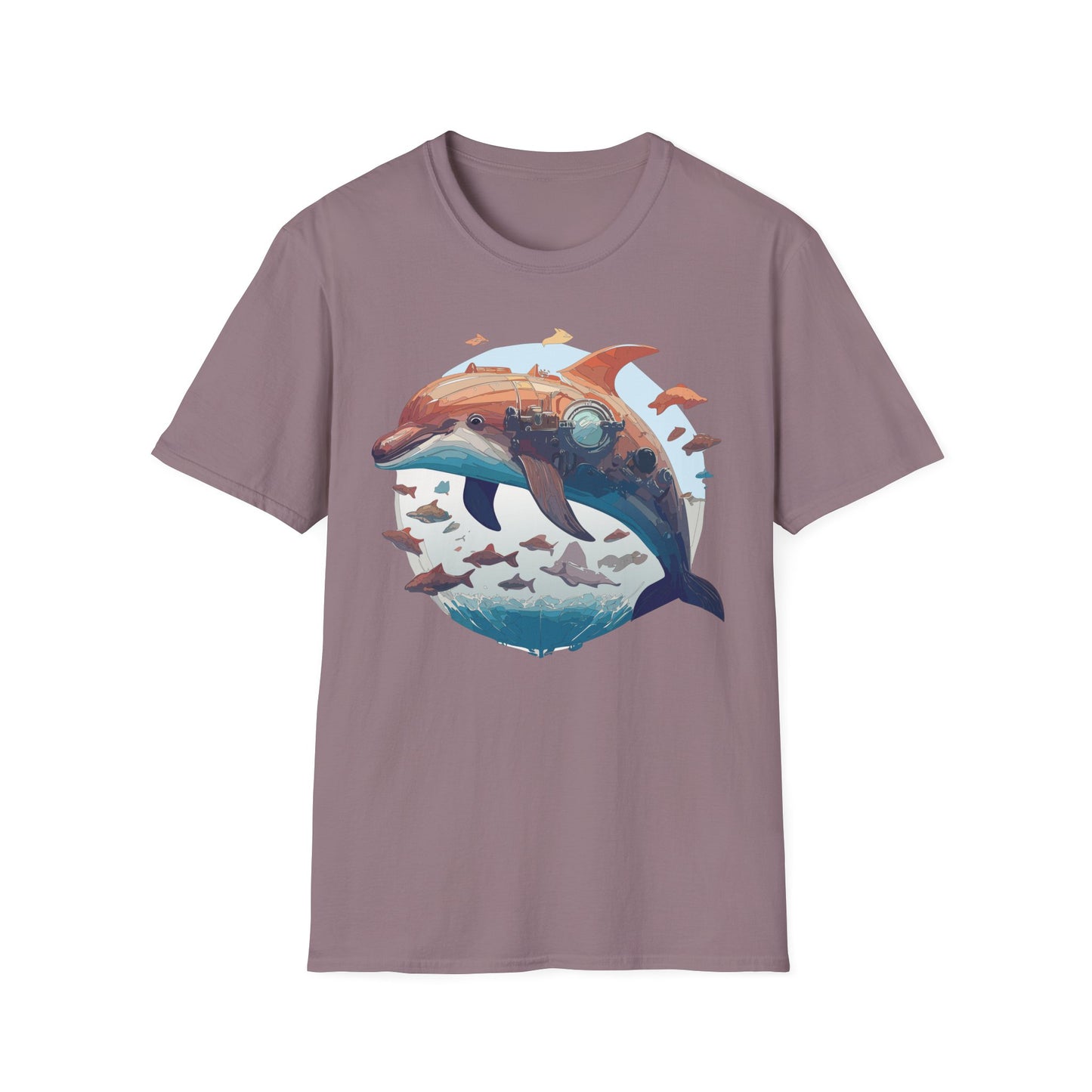 Dolphin Shirts, Shirt with Dolphin, Fish Tee Shirt, Animal Shirt