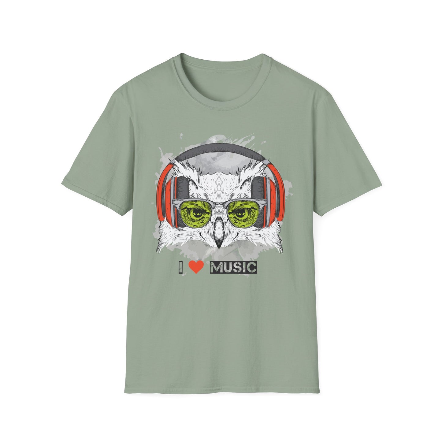 I love Music Animals Shirts, Shirt with Animals, Animals with Headphones Shirt