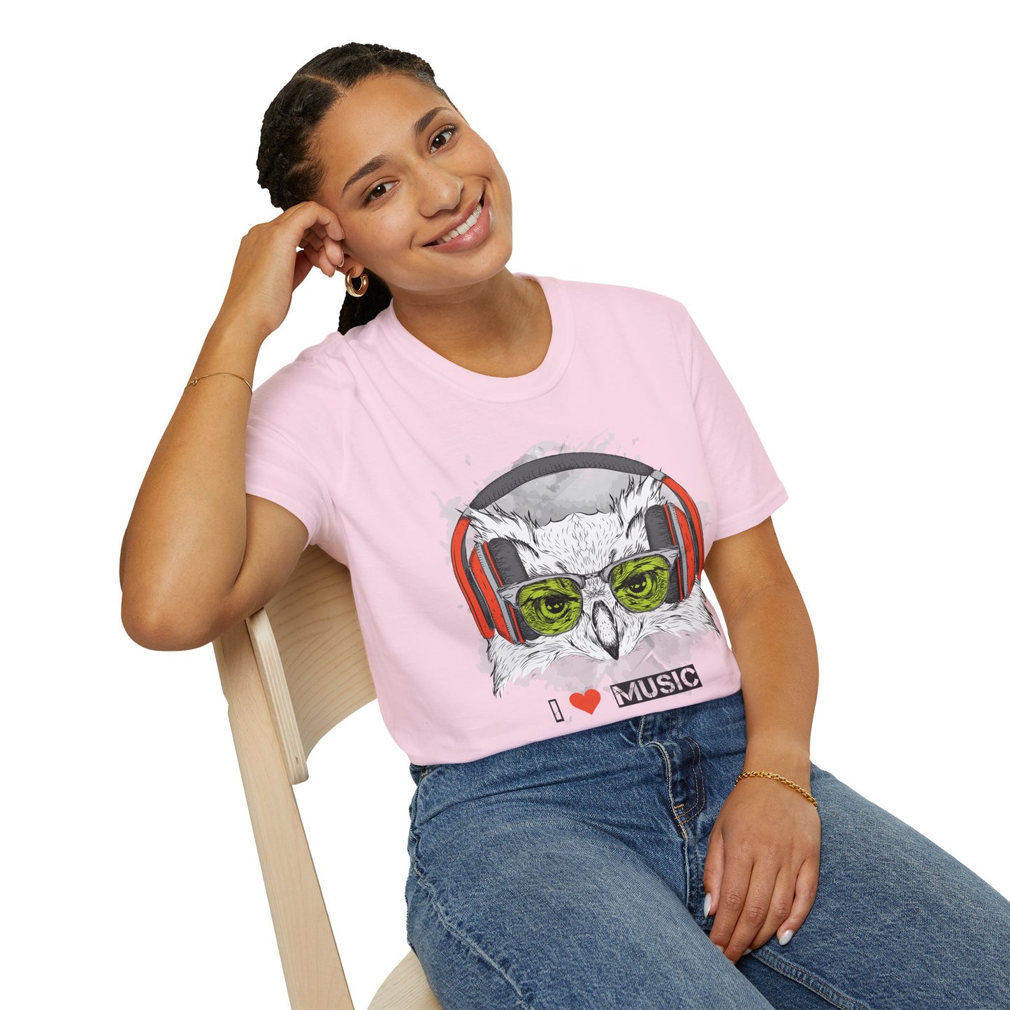 I love Music Animals Shirts, Shirt with Animals, Animals with Headphones Shirt