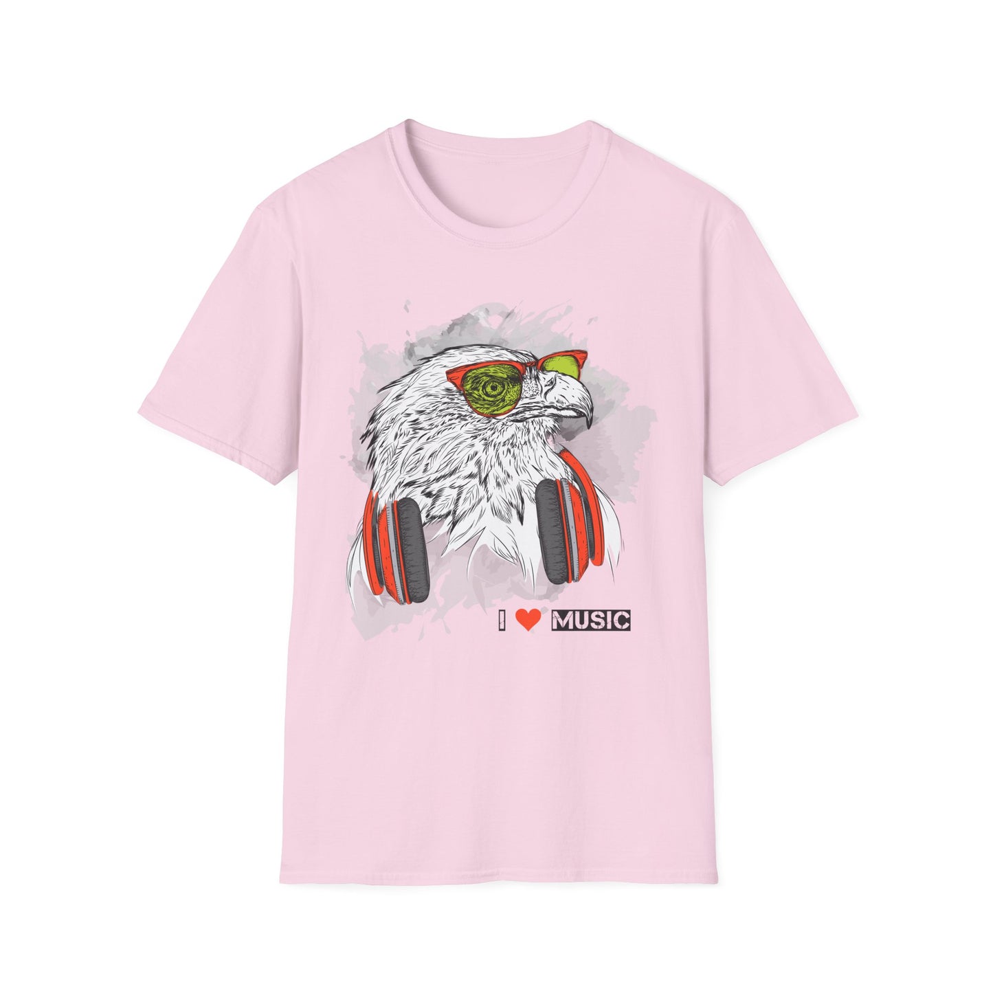 I love Music Animals Shirts, Shirt with Animals, Animals with Headphones Shirt