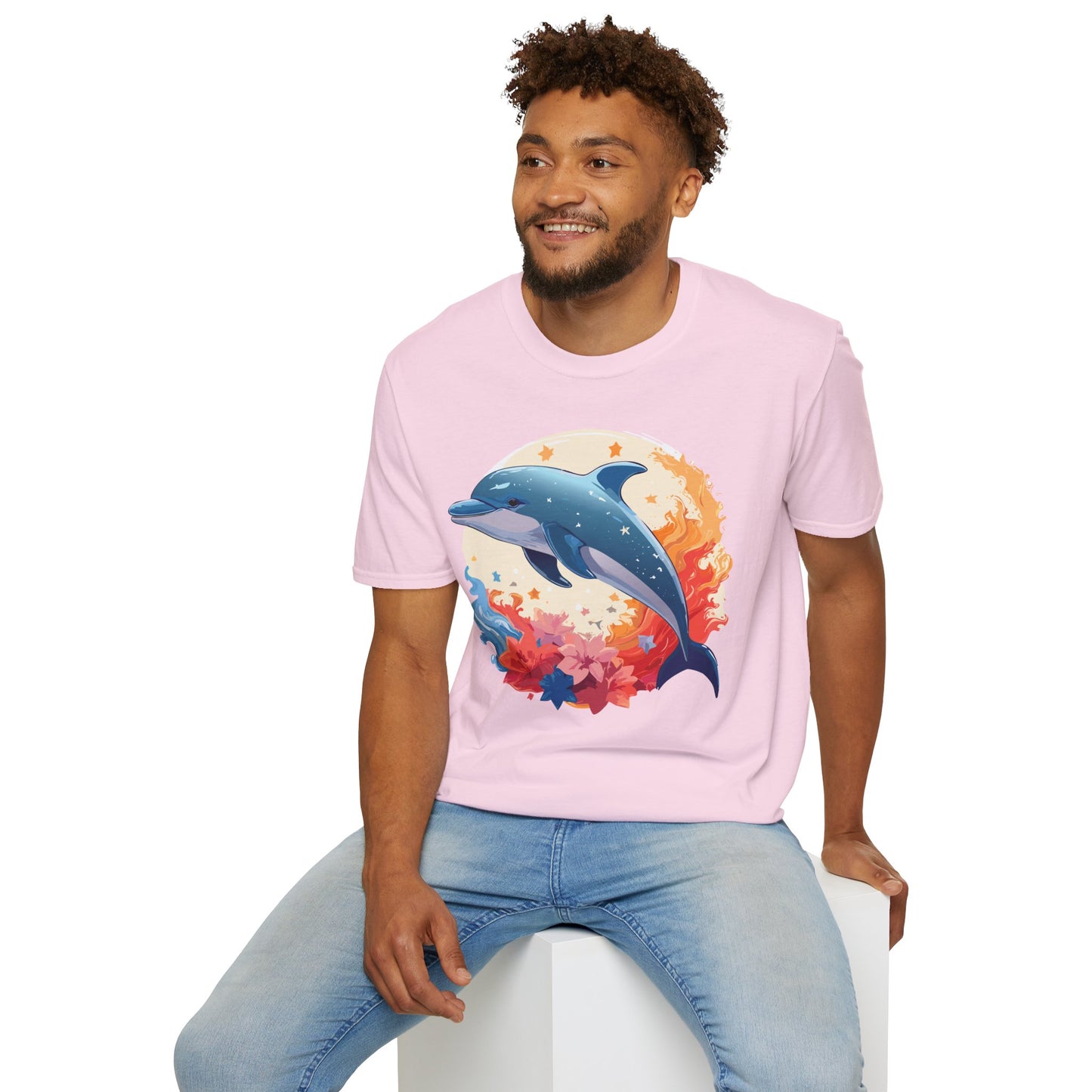 Dolphin Shirts, Shirt with Dolphin, Fish Tee Shirt, Animal Shirt