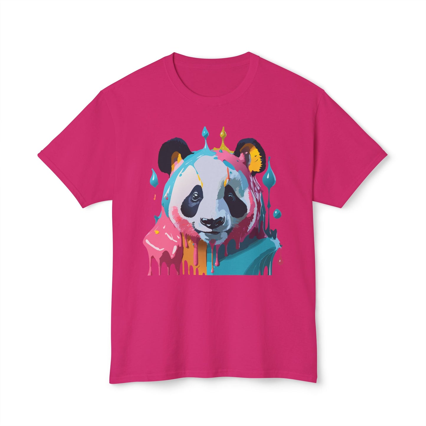 Panda T-Shirt, Vintage Panda Tee, Floral Tees, Panda Art Design Shirt, Tee Shirt with Panda Art 5