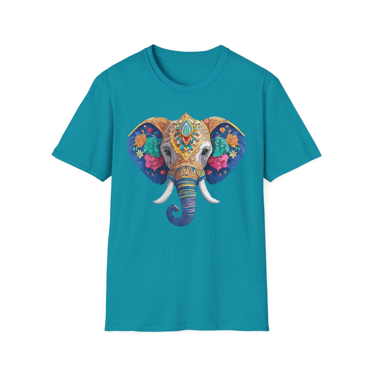 Elephant Shirt, T Shirt with Elephant, Elephant on T Shirt, T Shirt with Animation, Animals Tee Shirt