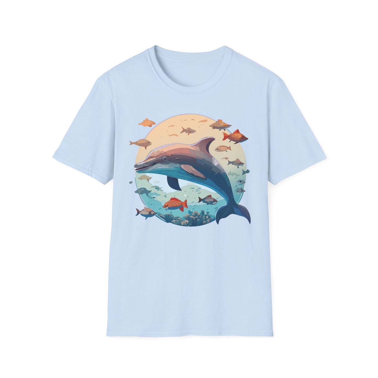 Dolphin Shirts, Shirt with Dolphin, Fish Tee Shirt, Animal Shirt