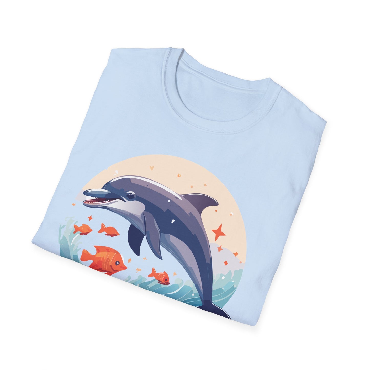 Dolphin Shirts, Shirt with Dolphin, Fish Tee Shirt, Animal Shirt