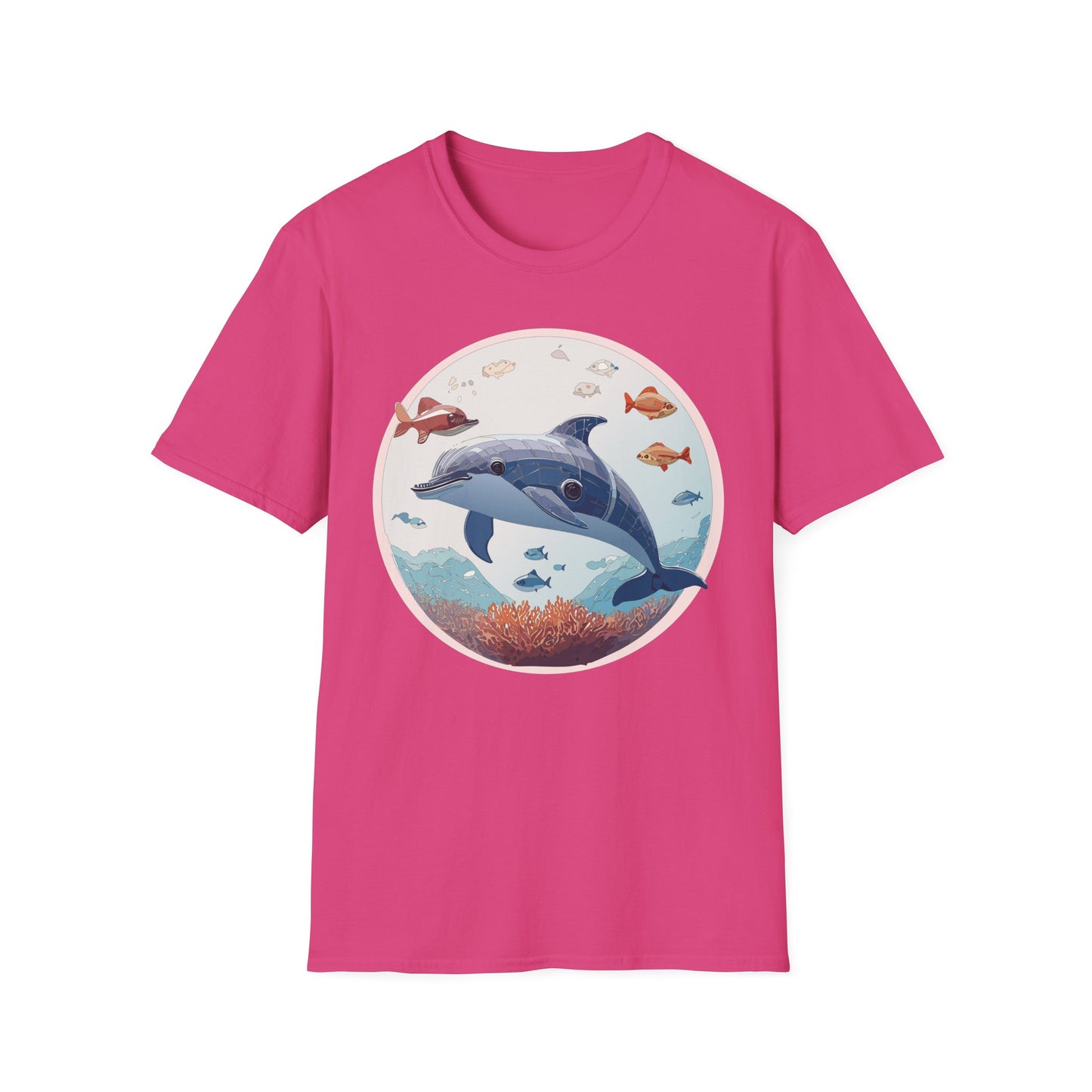 Dolphin Shirts, Shirt with Dolphin, Fish Tee Shirt, Animal Shirt