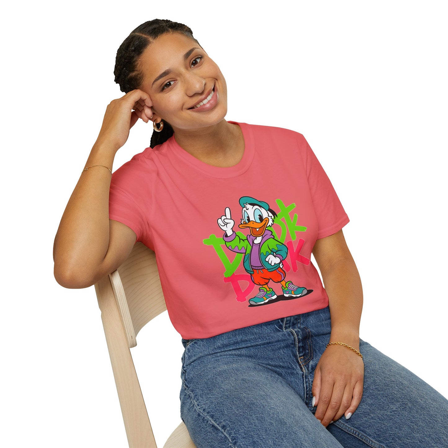 Gildan Softstyle 64000 Unisex Cartoon Animation T Shirt With Funny Animals Tee Apparel
