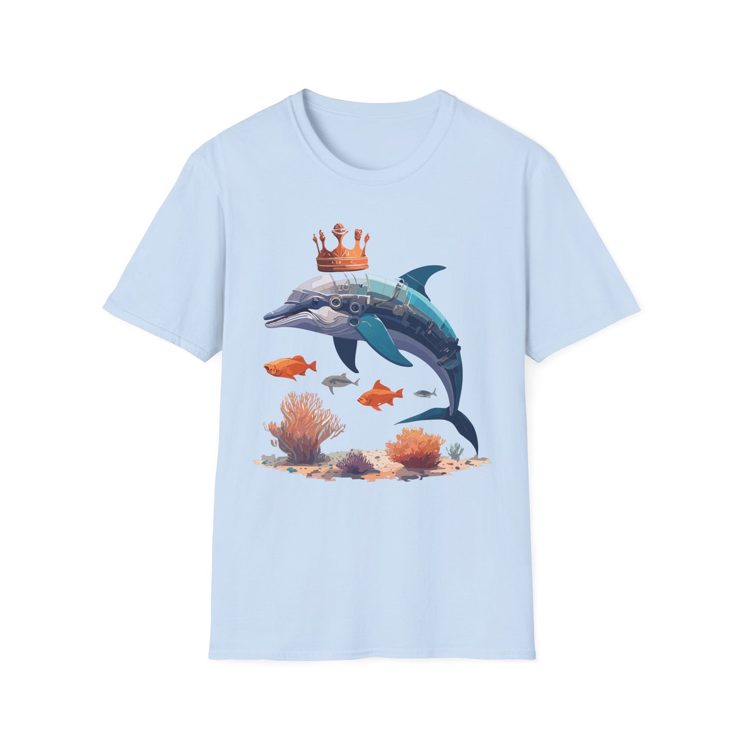 Dolphin Shirts, Shirt with Dolphin, Fish Tee Shirt, Animal Shirt