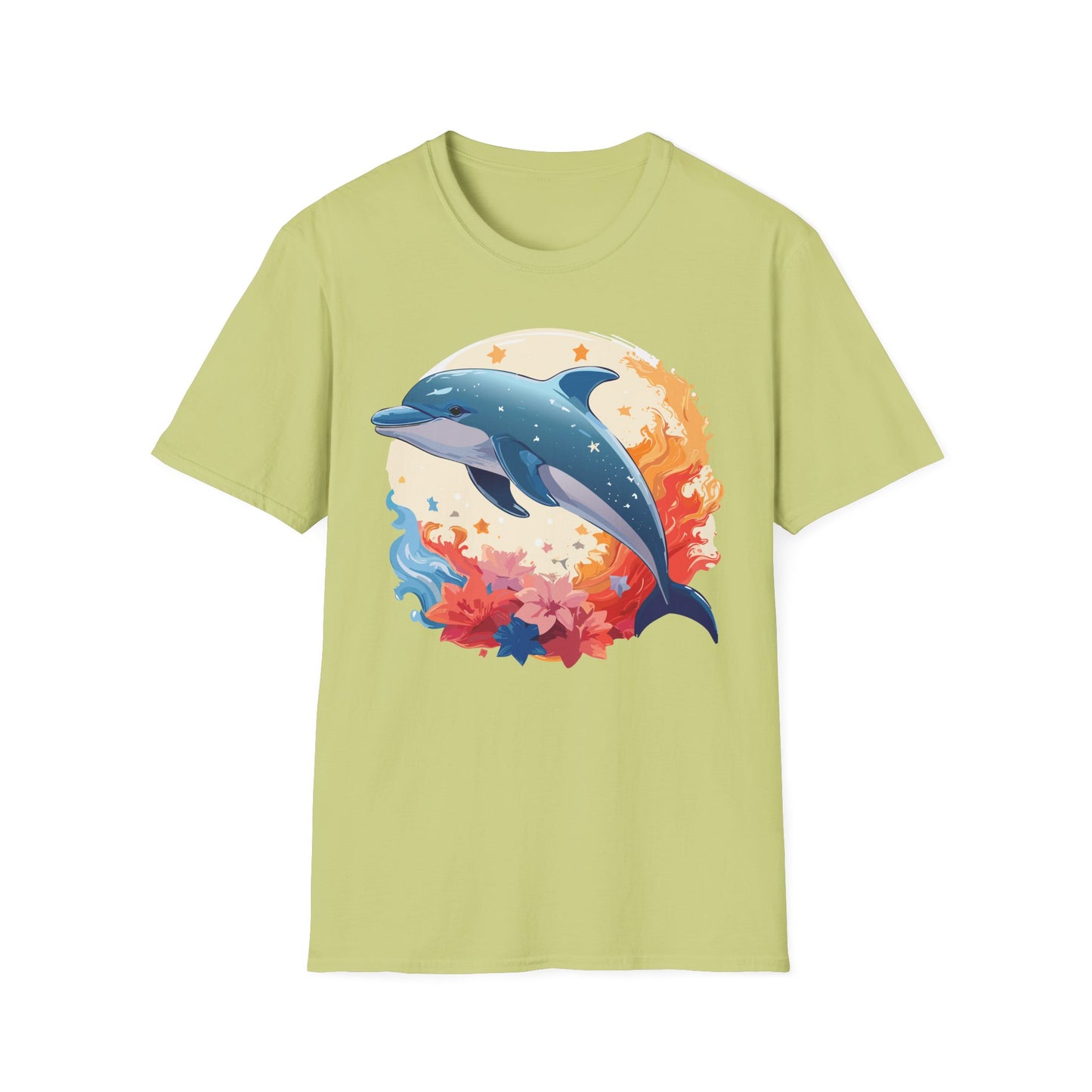 Dolphin Shirts, Shirt with Dolphin, Fish Tee Shirt, Animal Shirt