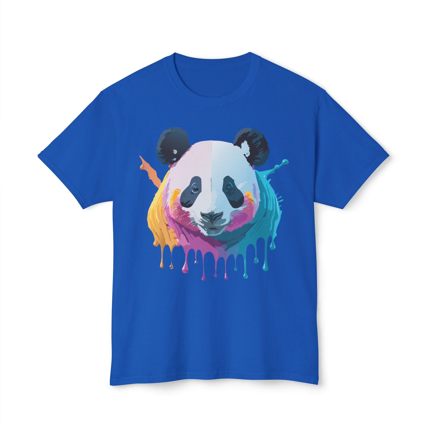 Panda T-Shirt, Vintage Panda Tee, Floral Tees, Panda Art Design Shirt, Tee Shirt with Panda Art 2