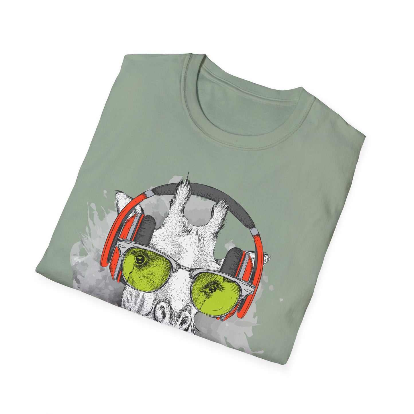 I love Music Animals Shirts, Shirt with Animals, Animals with Headphones Shirt