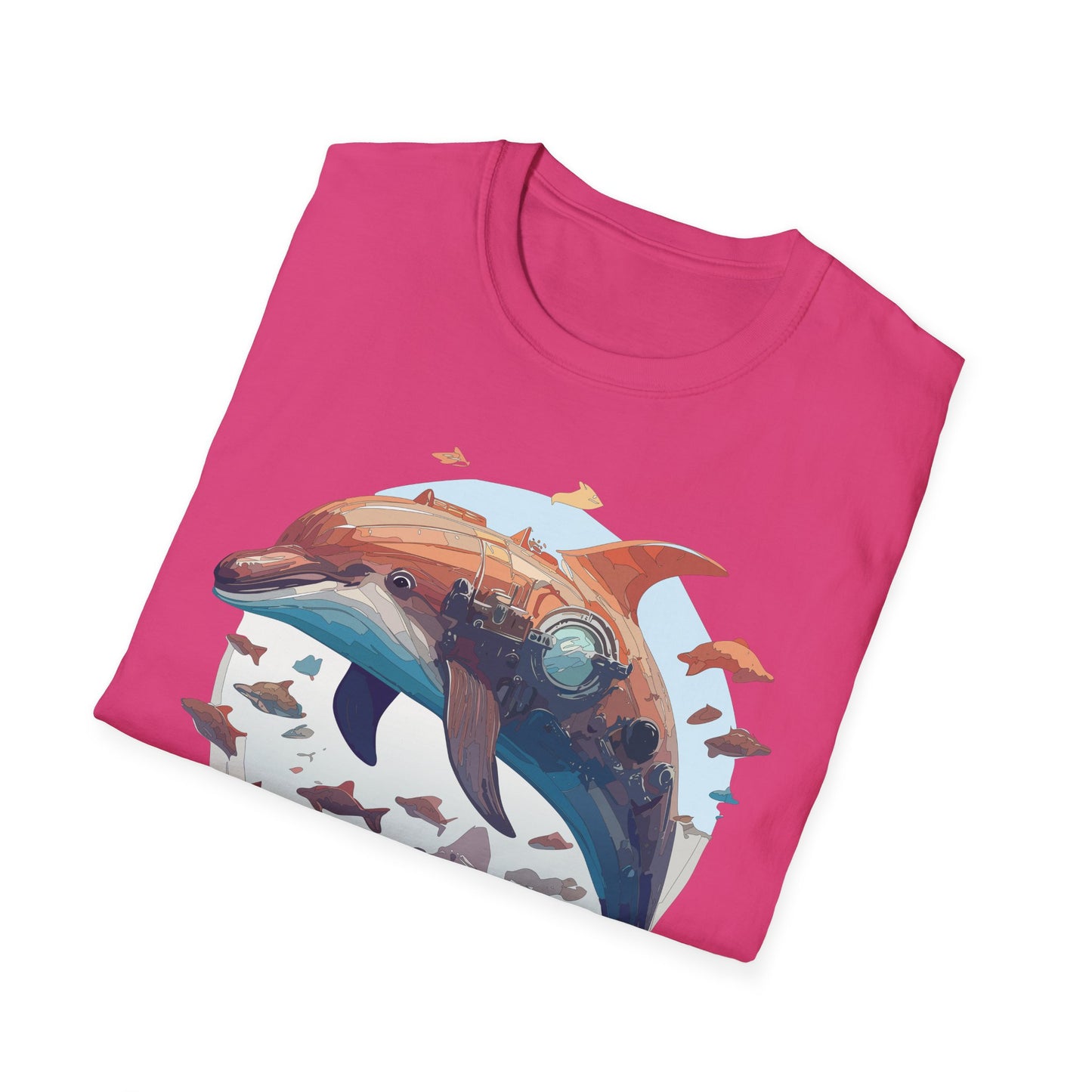 Dolphin Shirts, Shirt with Dolphin, Fish Tee Shirt, Animal Shirt