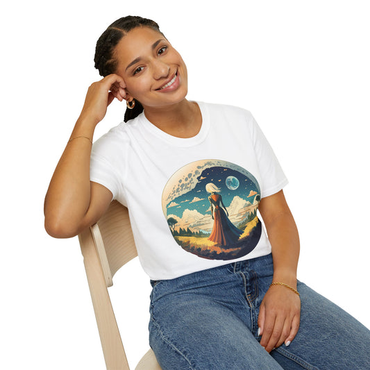 Womens Graphic T Shirts Art Design Tee Unisex Softstyle 64000 Cotton Tee Comfortable Everyday Wear