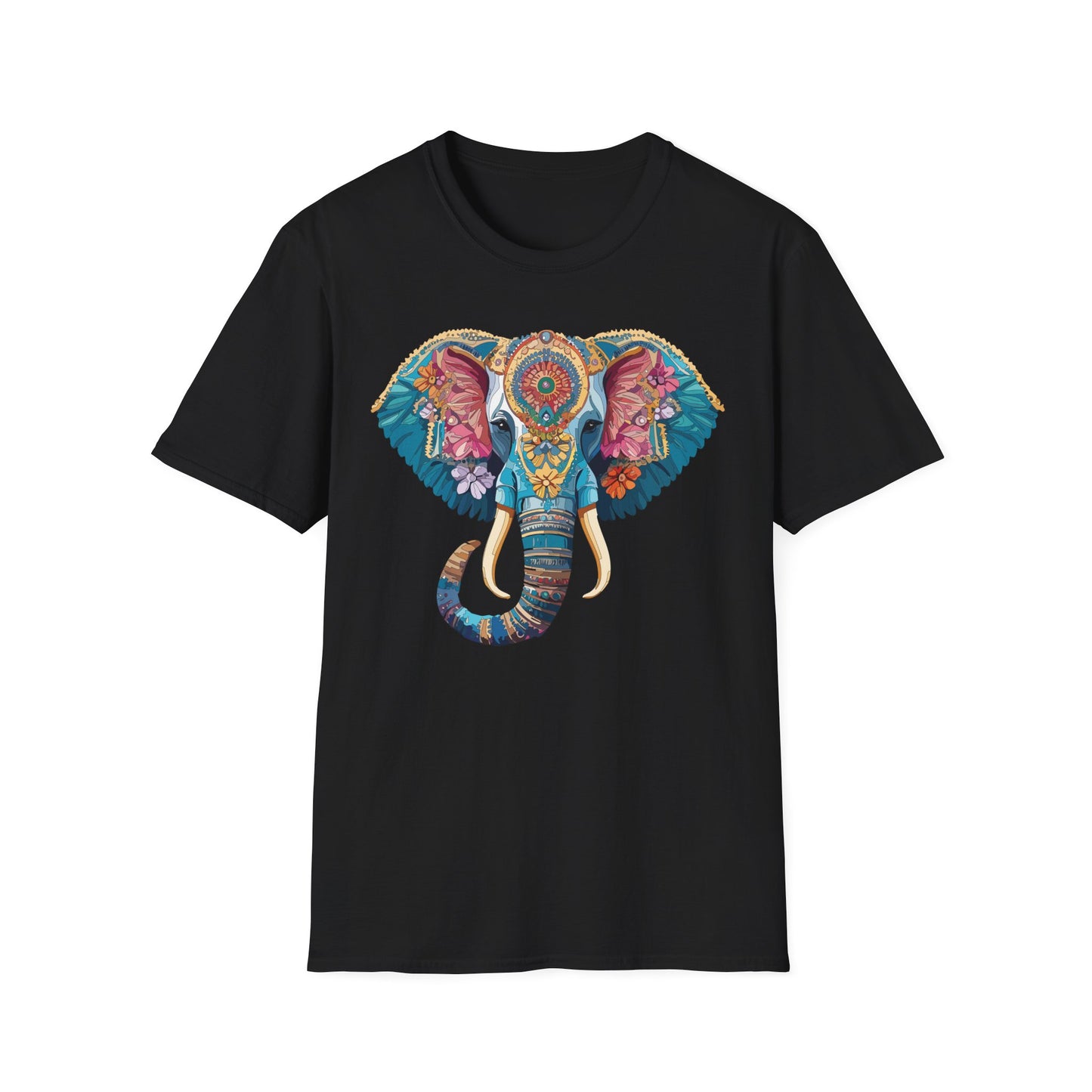 Elephant Shirt, T Shirt with Elephant, Elephant on T Shirt, T Shirt with Animation, Animals Tee Shirt