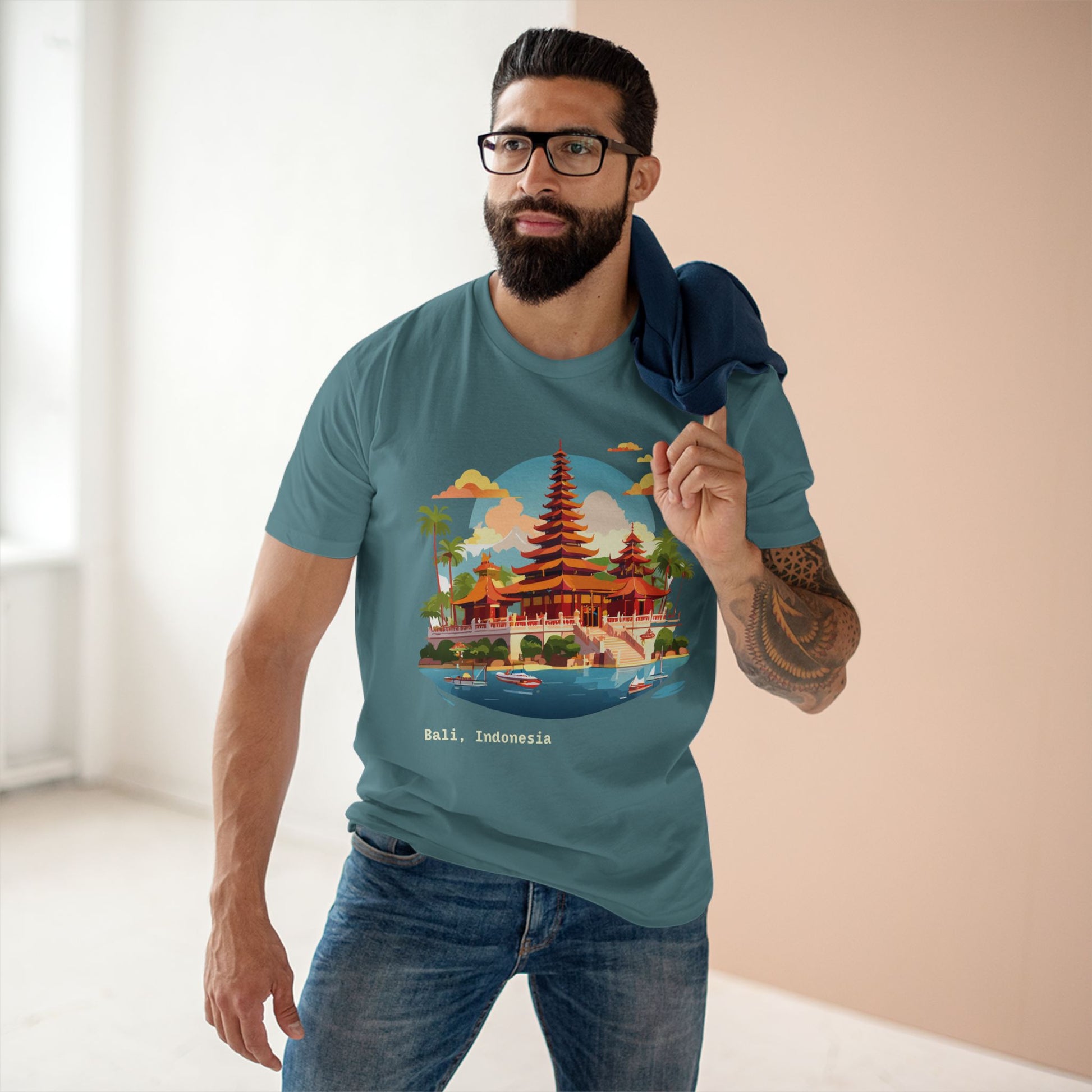 Travel Shirt, Tourist Shirt, Bali Shirt - retro2nova