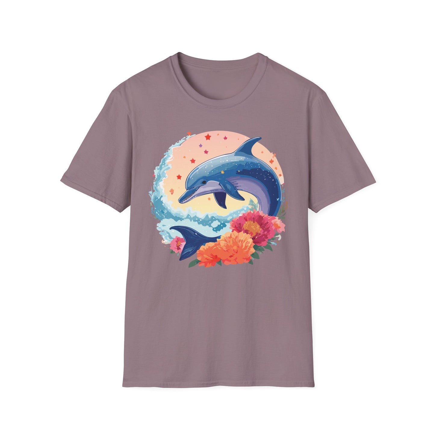 Dolphin Shirts, Shirt with Dolphin, Fish Tee Shirt, Animal Shirt