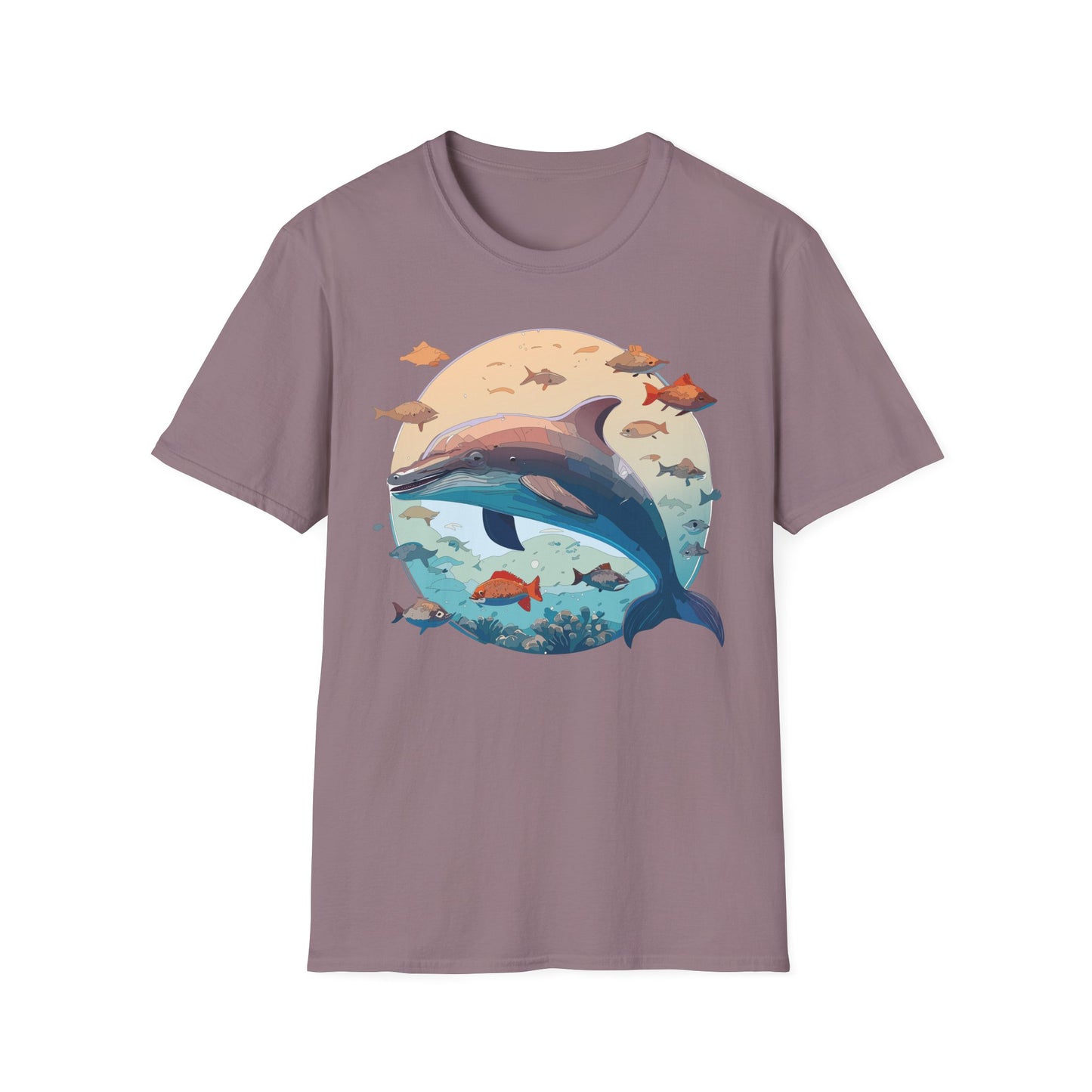 Dolphin Shirts, Shirt with Dolphin, Fish Tee Shirt, Animal Shirt