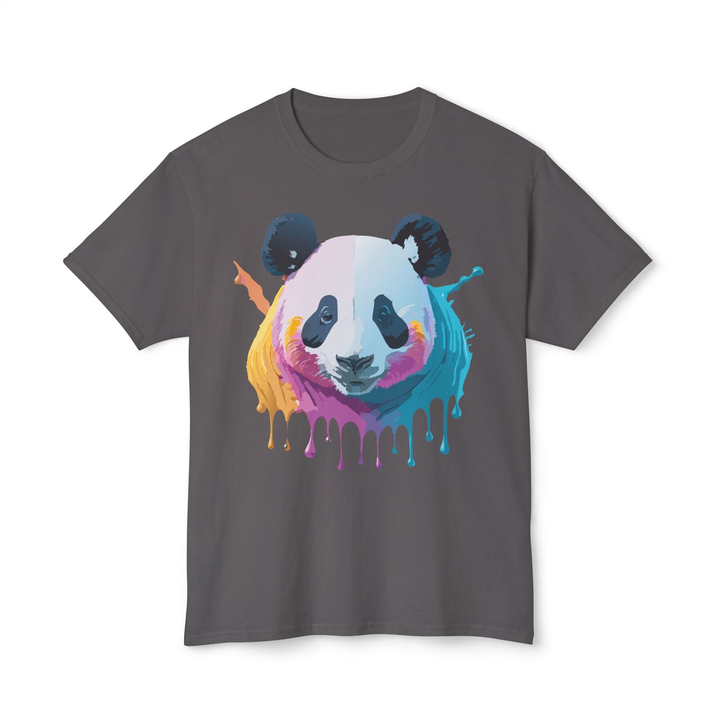 Panda T-Shirt, Vintage Panda Tee, Floral Tees, Panda Art Design Shirt, Tee Shirt with Panda Art 2