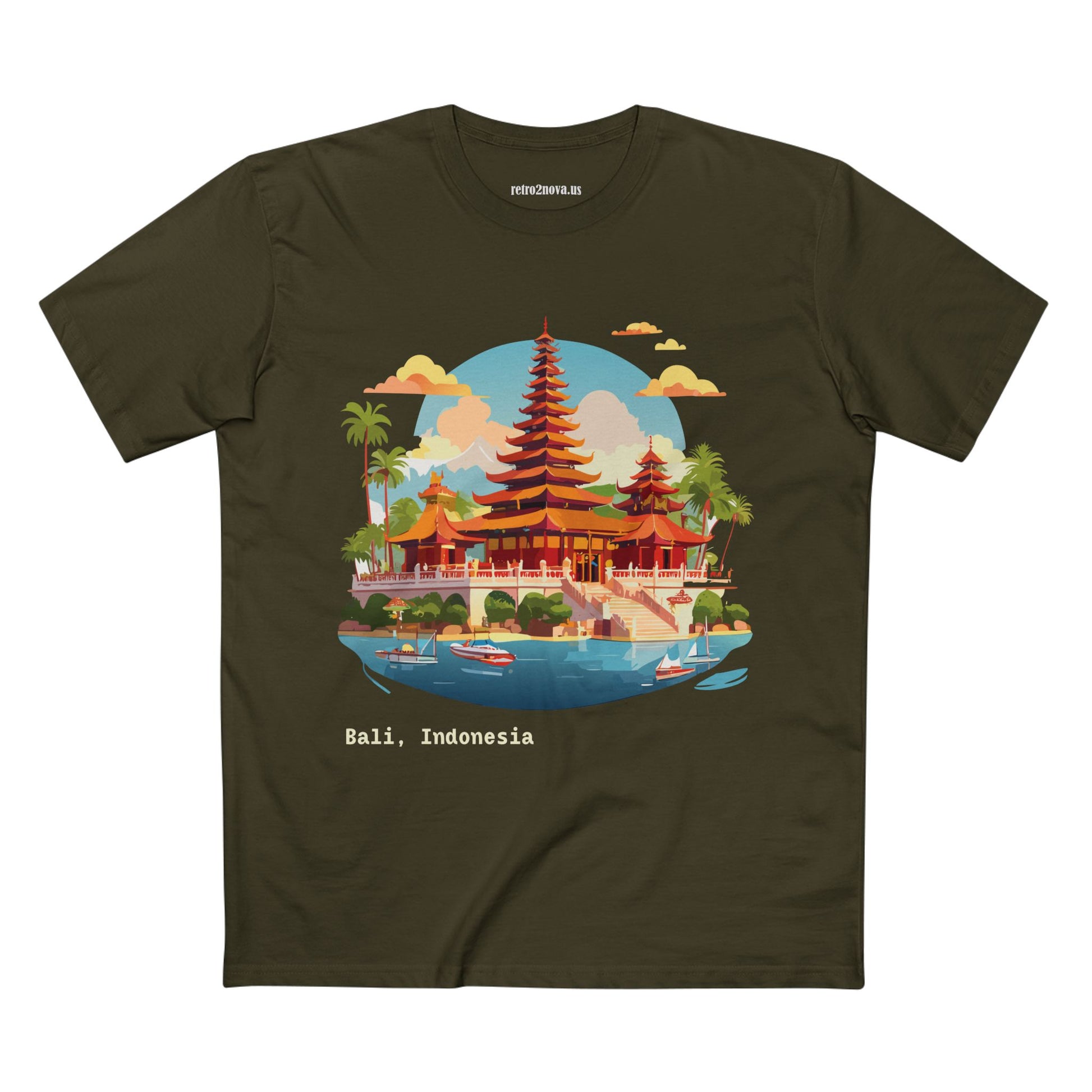 Travel Shirt, Tourist Shirt, Bali Shirt - retro2nova
