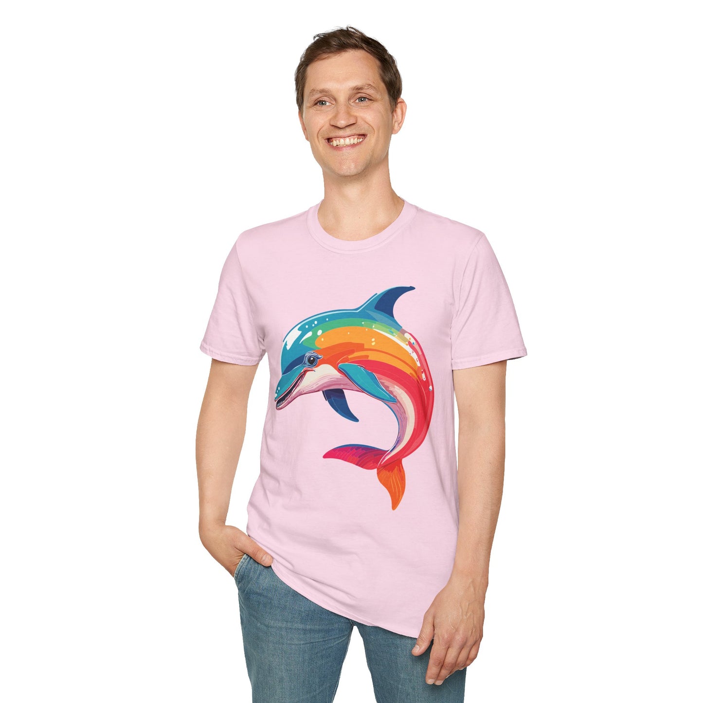 Dolphin Shirts, Shirt with Dolphin, Fish Tee Shirt, Animal Shirt