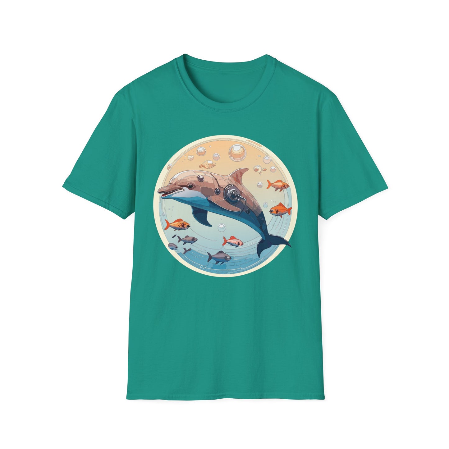 Dolphin Shirts, Shirt with Dolphin, Fish Tee Shirt, Animal Shirt