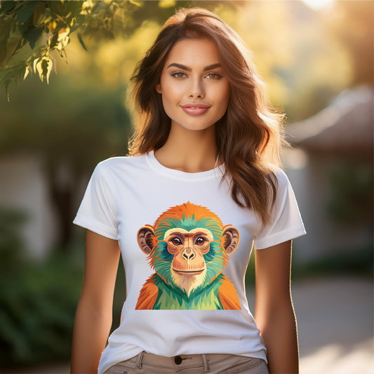 Animals Shirt, Monkey Shirt - retro2nova