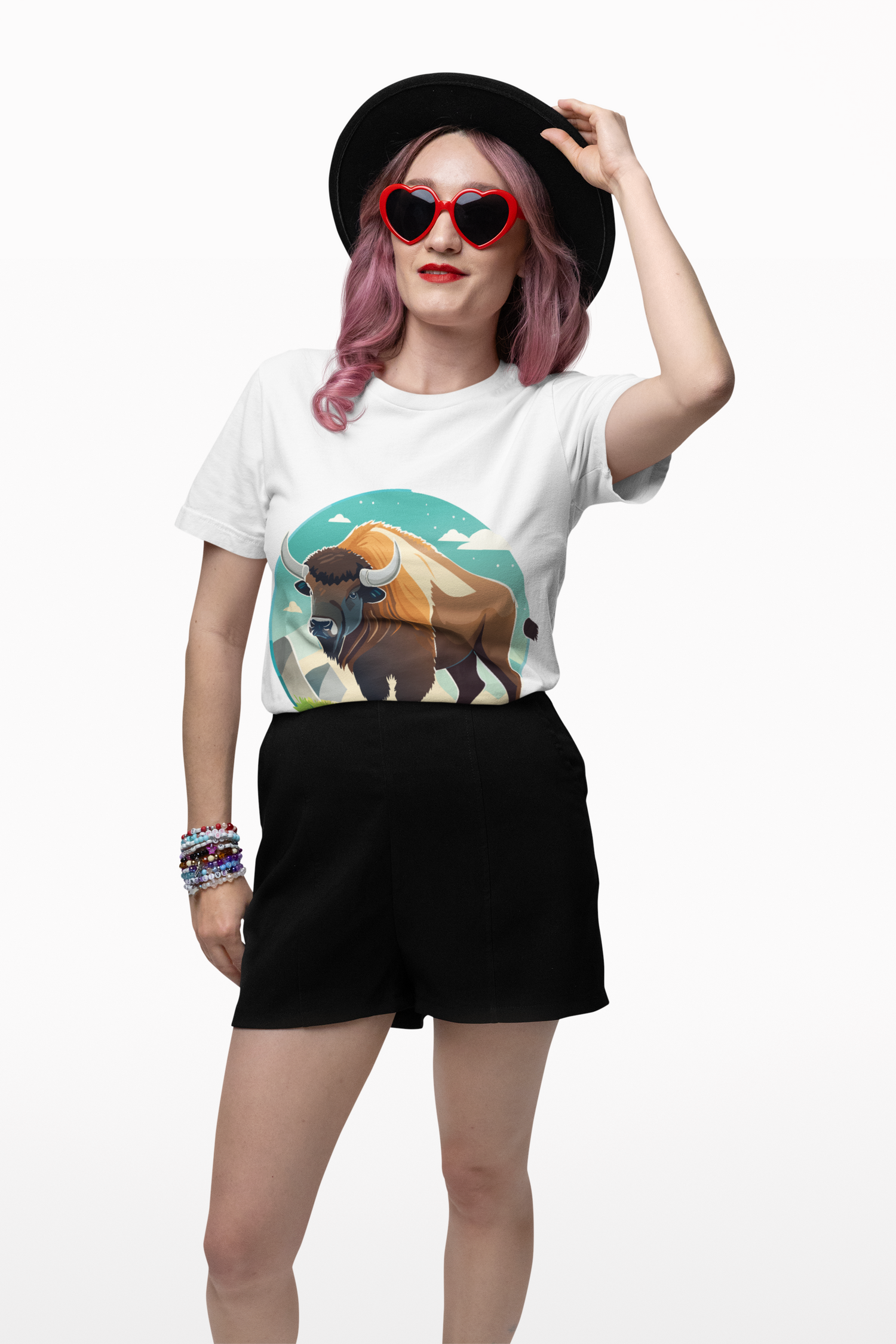 Animals Shirt, Bison Shirt - retro2nova