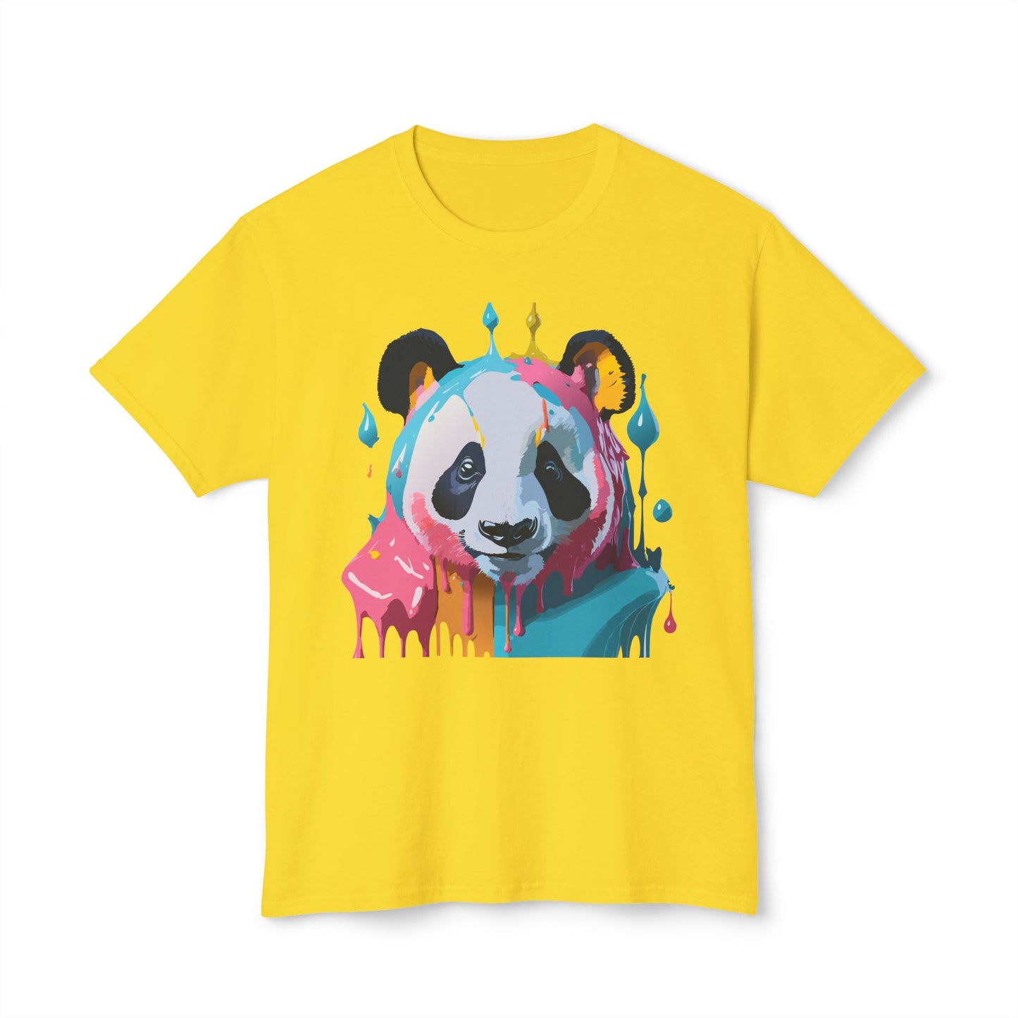 Panda T-Shirt, Vintage Panda Tee, Floral Tees, Panda Art Design Shirt, Tee Shirt with Panda Art 5