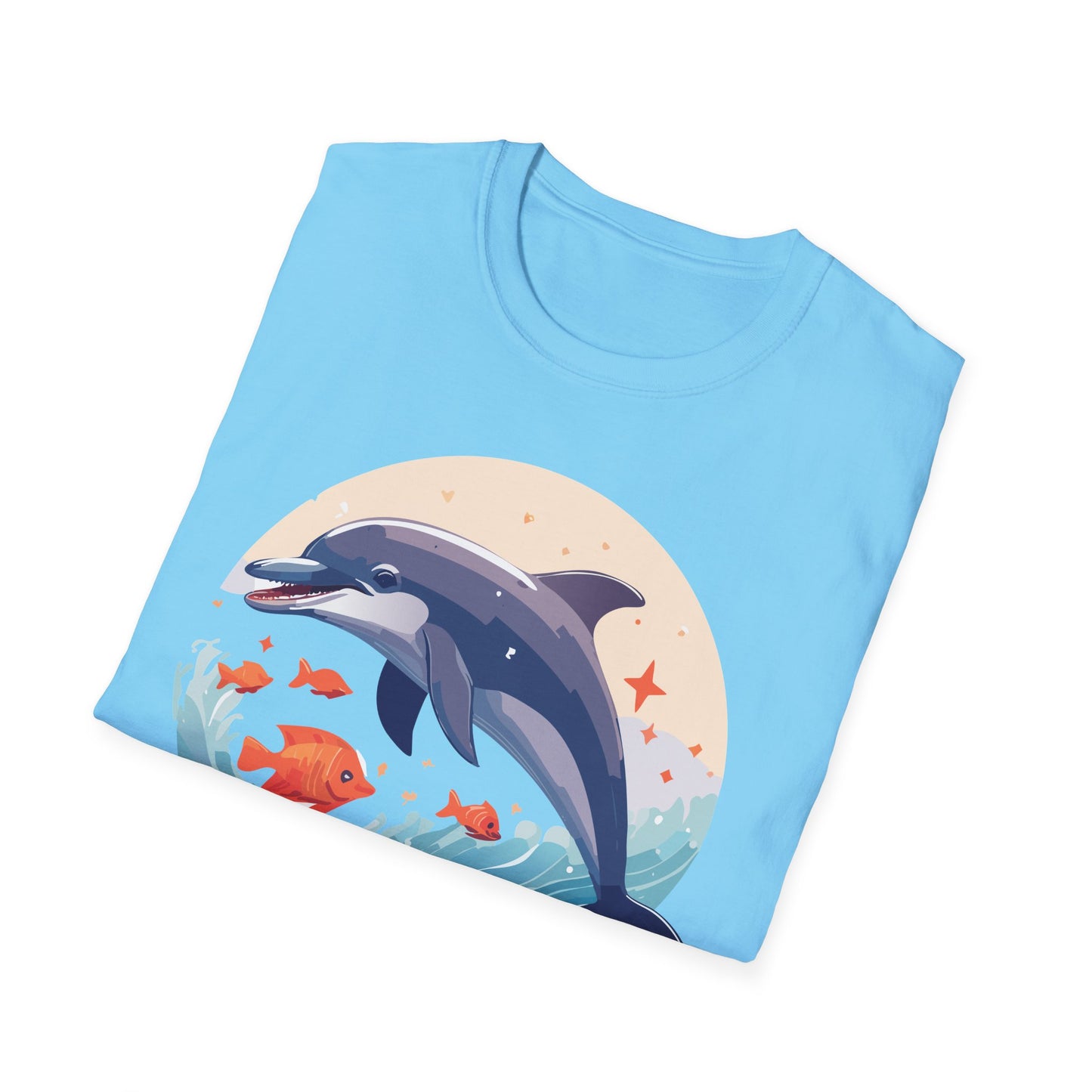 Dolphin Shirts, Shirt with Dolphin, Fish Tee Shirt, Animal Shirt