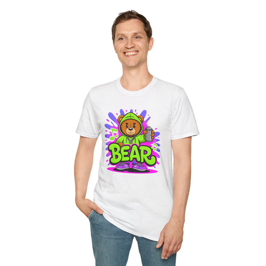 Cartoon Animation Shirt For Unisex Cotton Gildan Softstyle Tee With Funny Animals