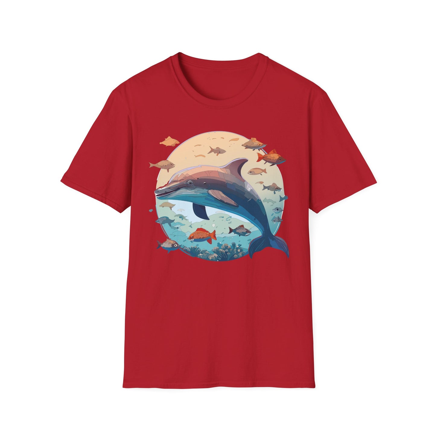 Dolphin Shirts, Shirt with Dolphin, Fish Tee Shirt, Animal Shirt