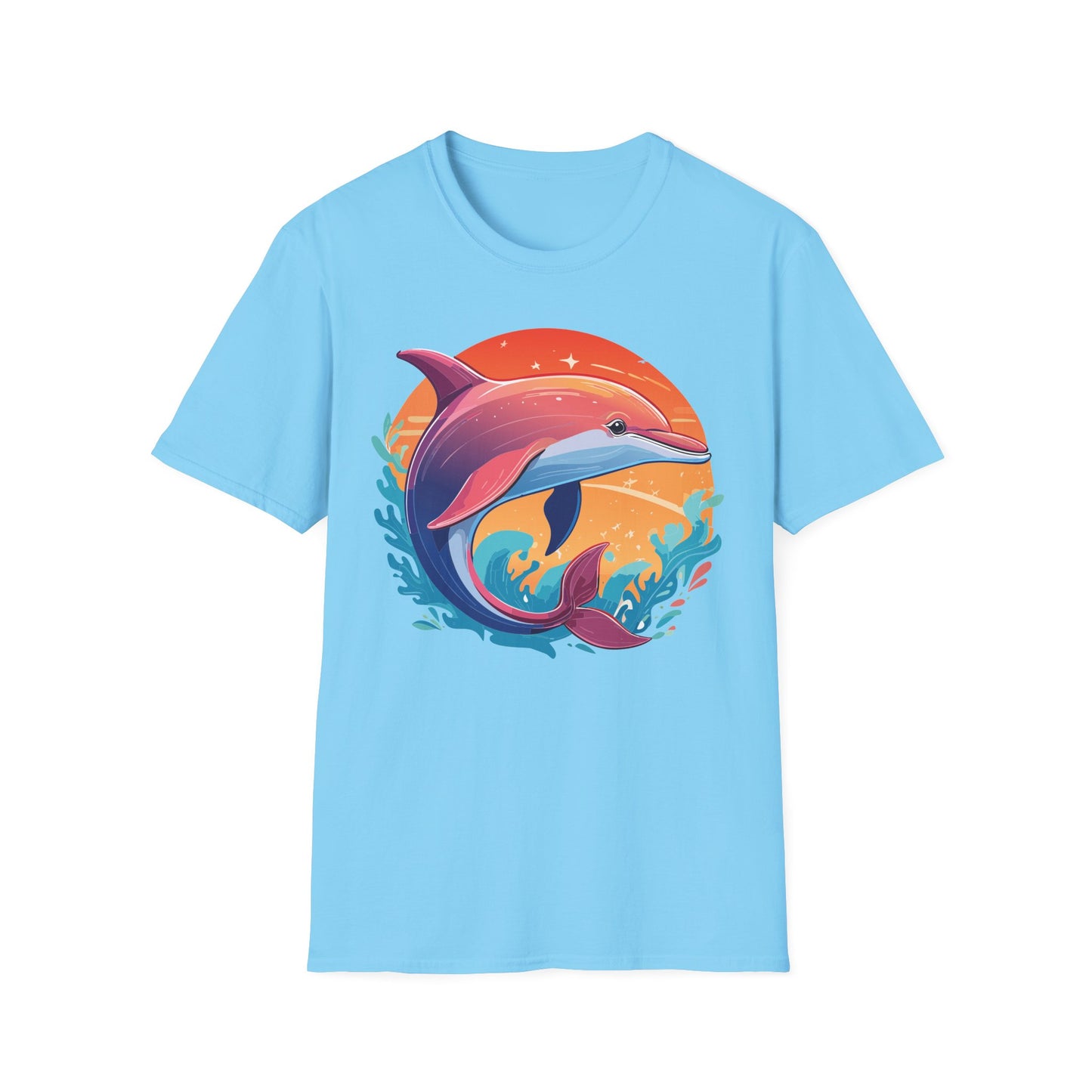 Dolphin Shirts, Shirt with Dolphin, Fish Tee Shirt, Animal Shirt