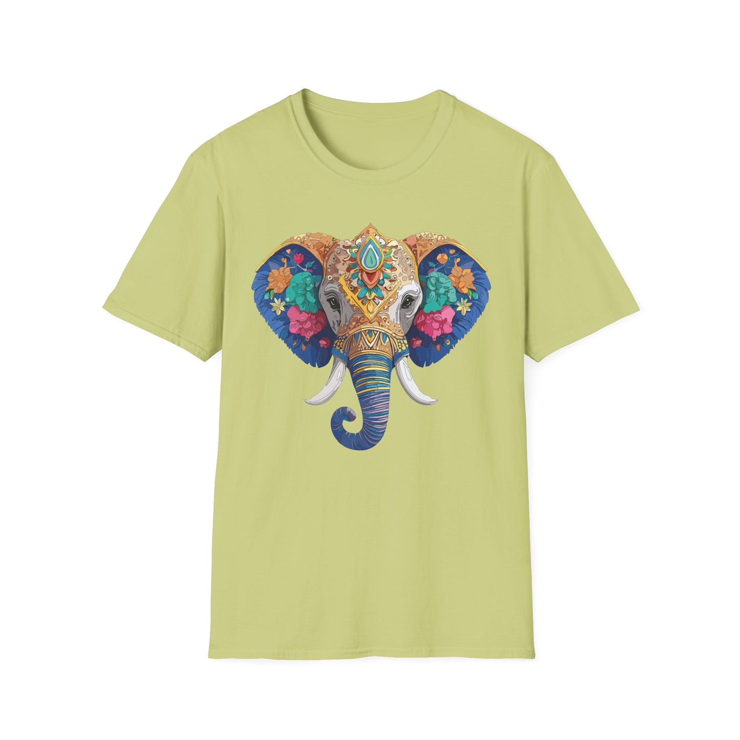 Elephant Shirt, T Shirt with Elephant, Elephant on T Shirt, T Shirt with Animation, Animals Tee Shirt
