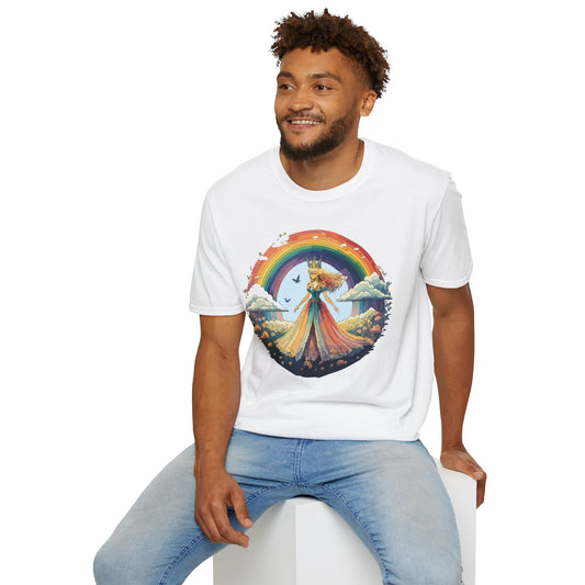 Womens Graphic T Shirt Art Design Tee Softstyle 64000 Unisex Lightweight Cotton Fabric