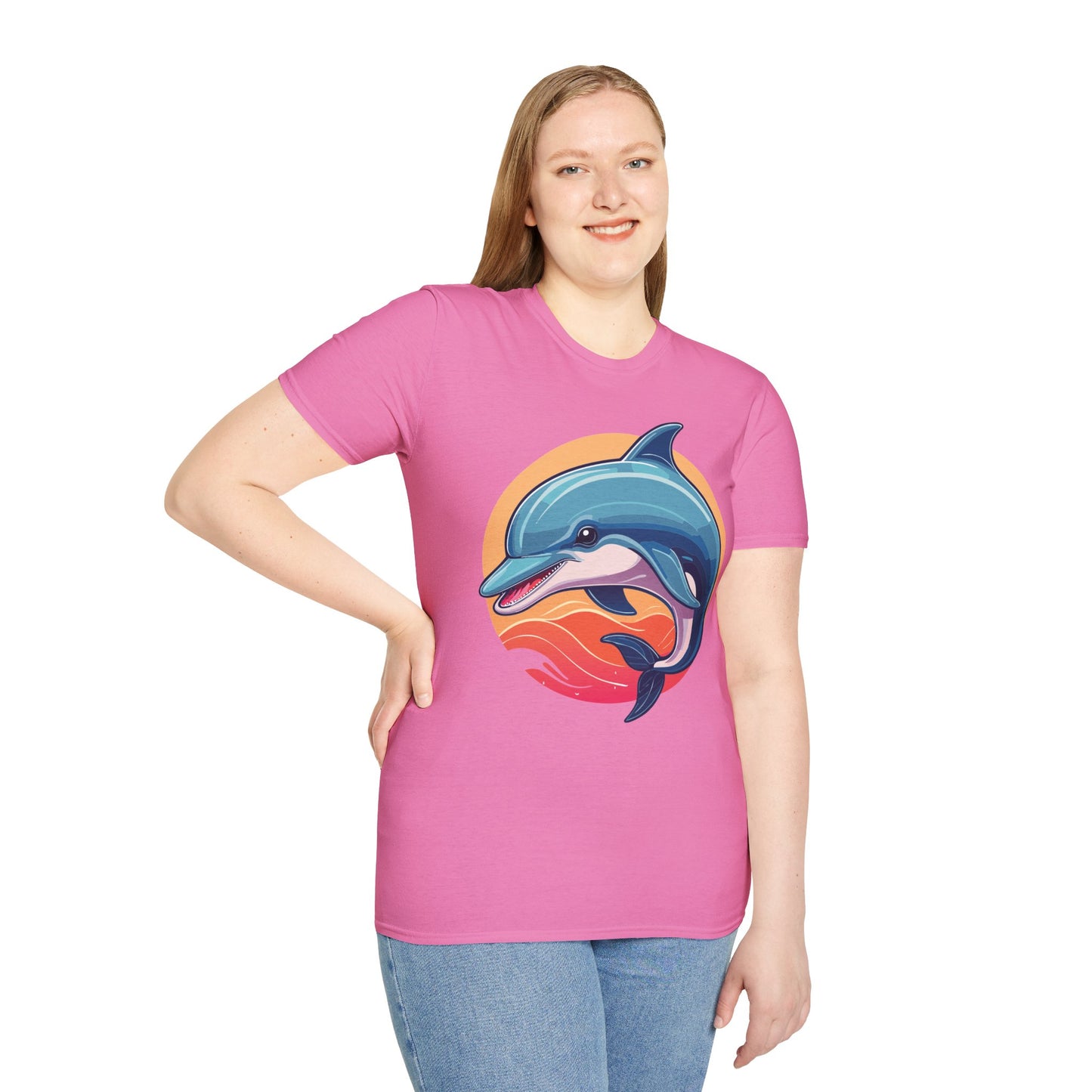 Dolphin Shirts, Shirt with Dolphin, Fish Tee Shirt, Animal Shirt