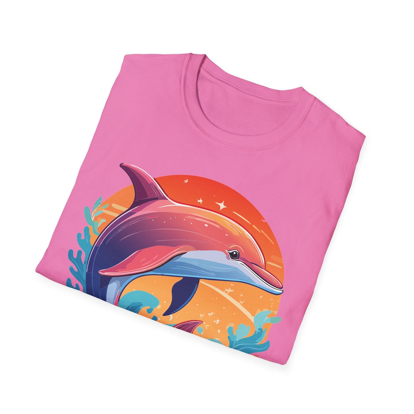 Dolphin Shirts, Shirt with Dolphin, Fish Tee Shirt, Animal Shirt