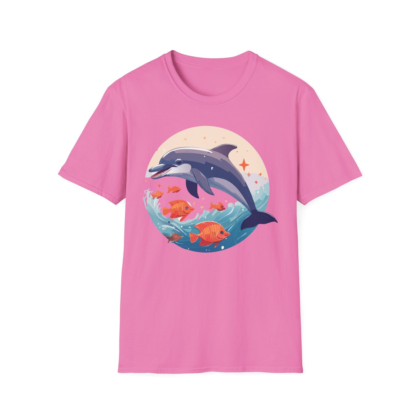 Dolphin Shirts, Shirt with Dolphin, Fish Tee Shirt, Animal Shirt