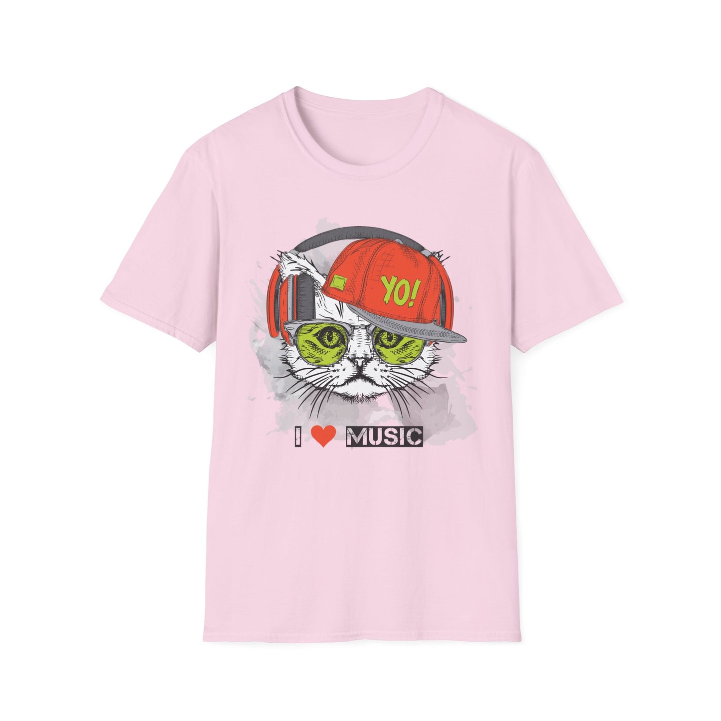 I love Music Animals Shirts, Shirt with Animals, Animals with Headphones Shirt