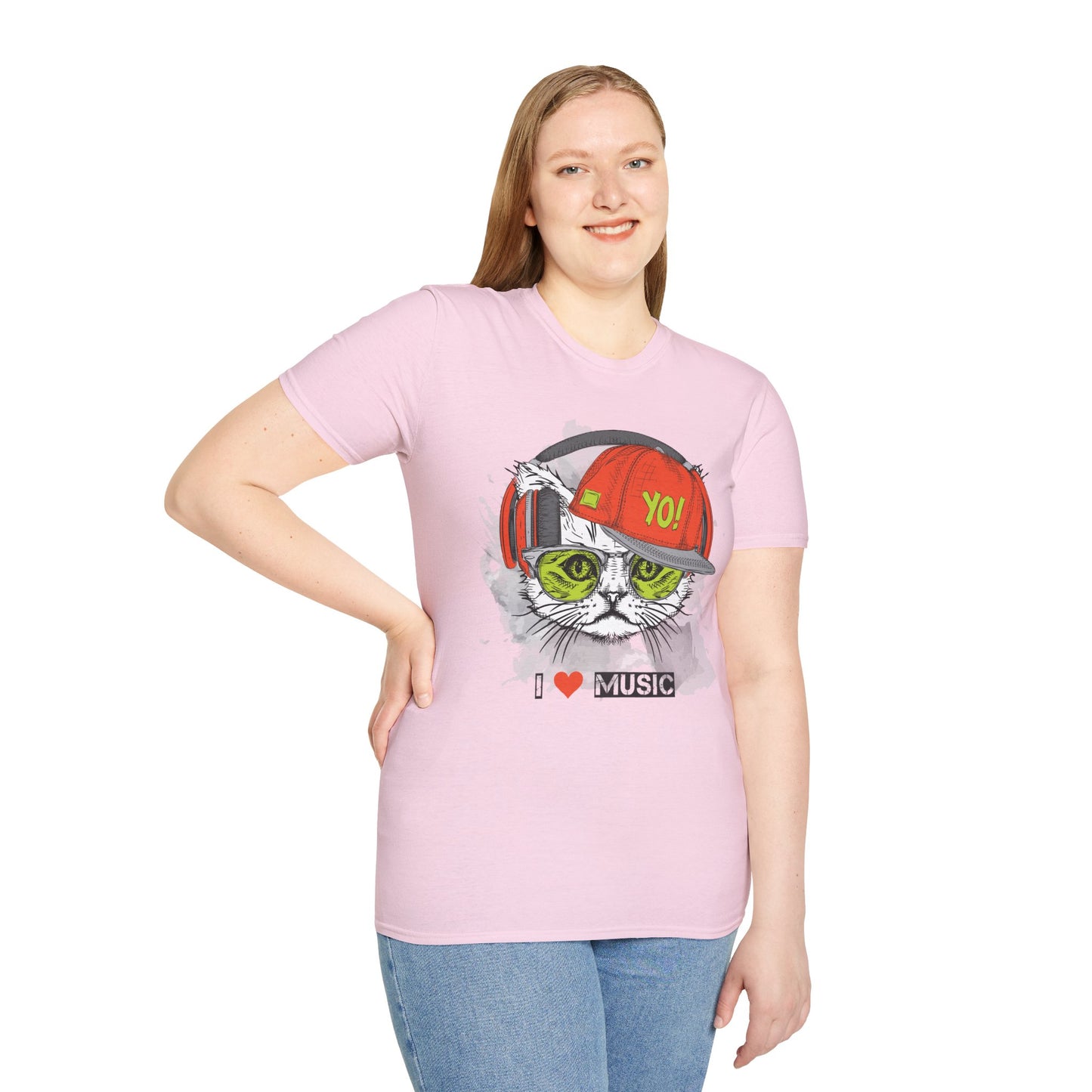 I love Music Animals Shirts, Shirt with Animals, Animals with Headphones Shirt