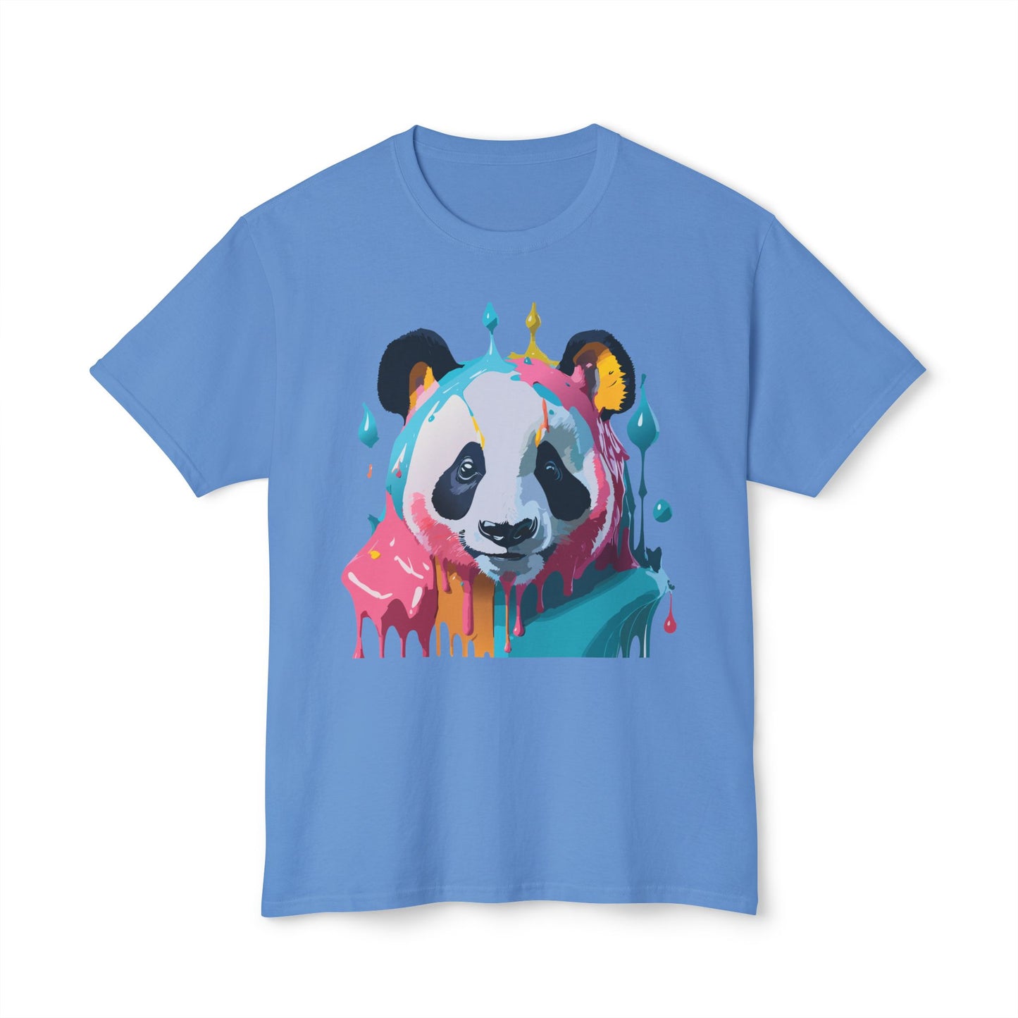 Panda T-Shirt, Vintage Panda Tee, Floral Tees, Panda Art Design Shirt, Tee Shirt with Panda Art 5