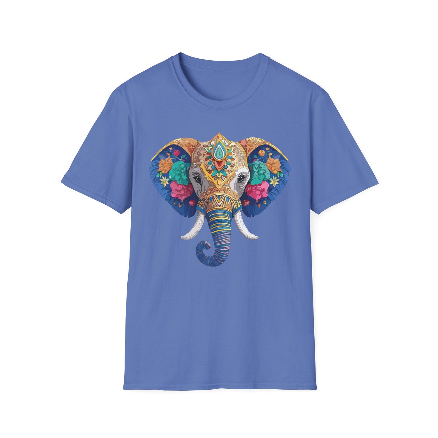 Elephant Shirt, T Shirt with Elephant, Elephant on T Shirt, T Shirt with Animation, Animals Tee Shirt