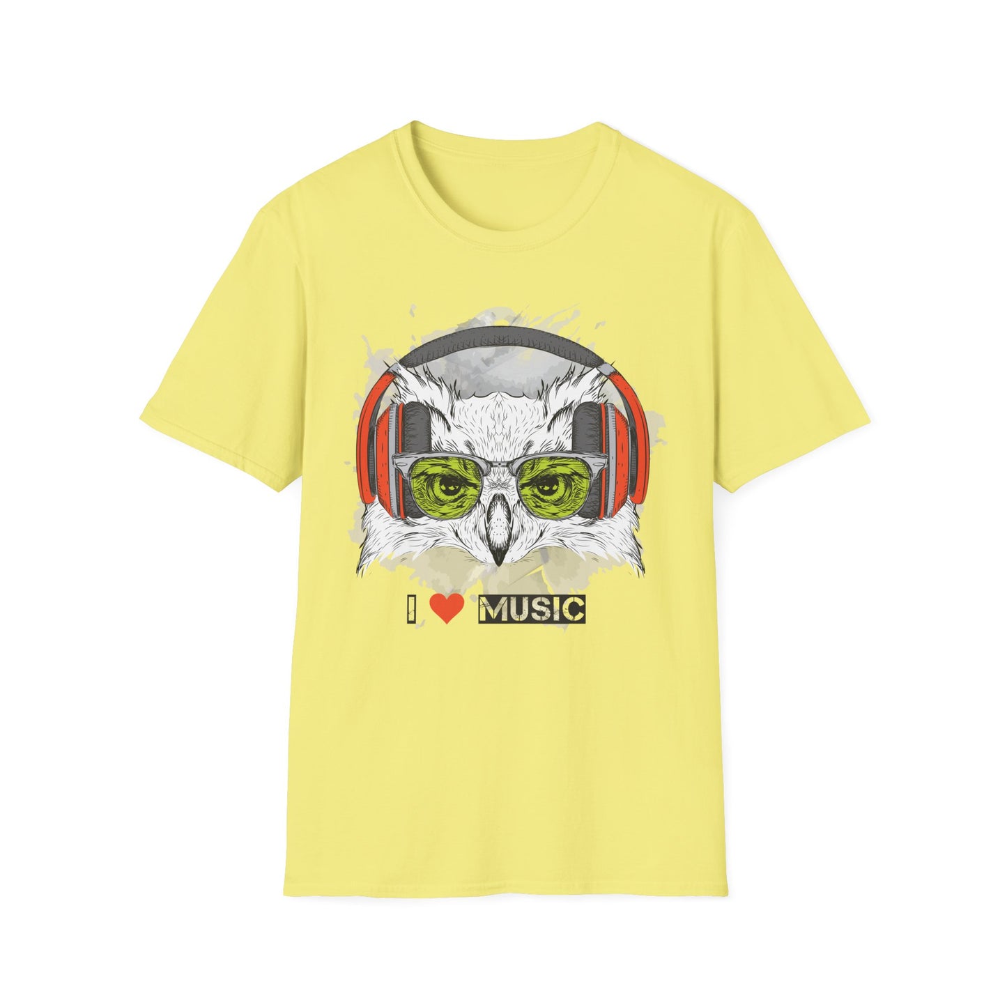 I love Music Animals Shirts, Shirt with Animals, Animals with Headphones Shirt