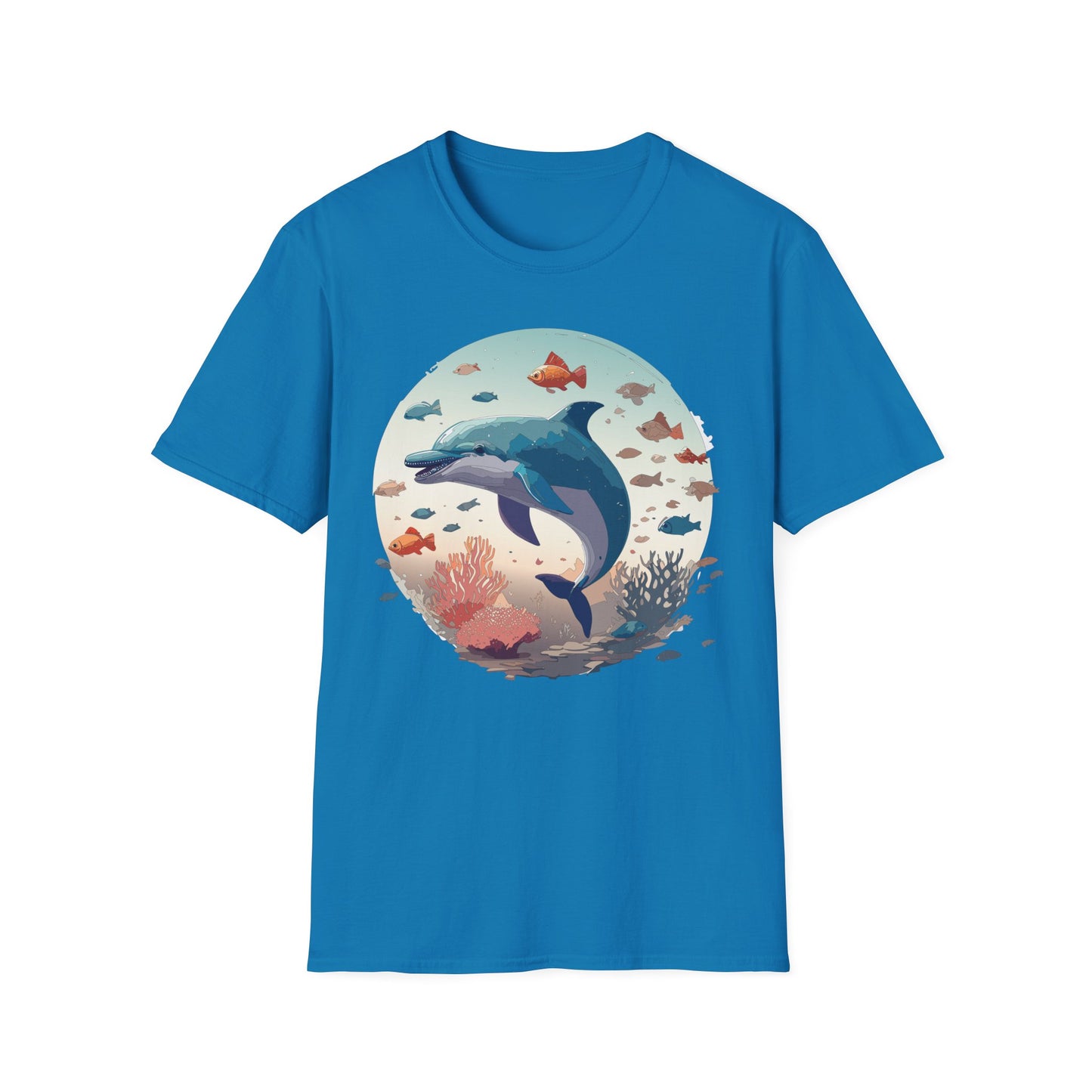 Dolphin Shirts, Shirt with Dolphin, Fish Tee Shirt, Animal Shirt