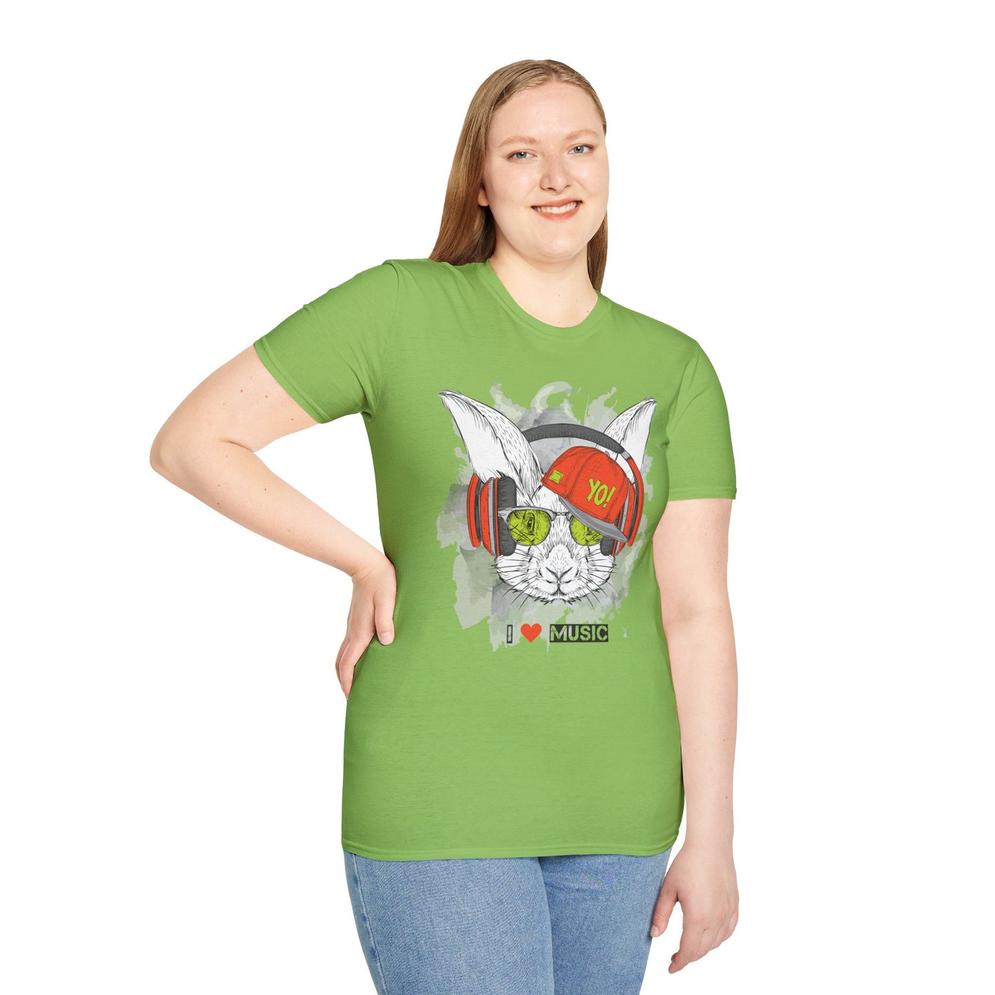 I love Music Animals Shirts, Shirt with Animals, Animals with Headphones Shirt