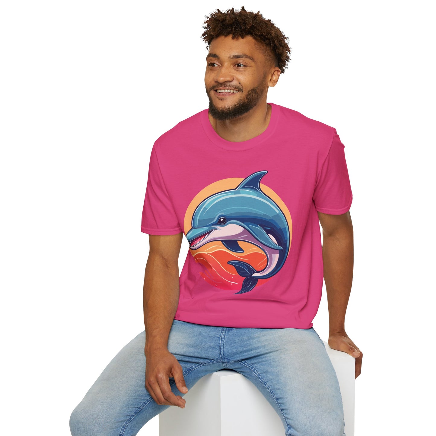 Dolphin Shirts, Shirt with Dolphin, Fish Tee Shirt, Animal Shirt