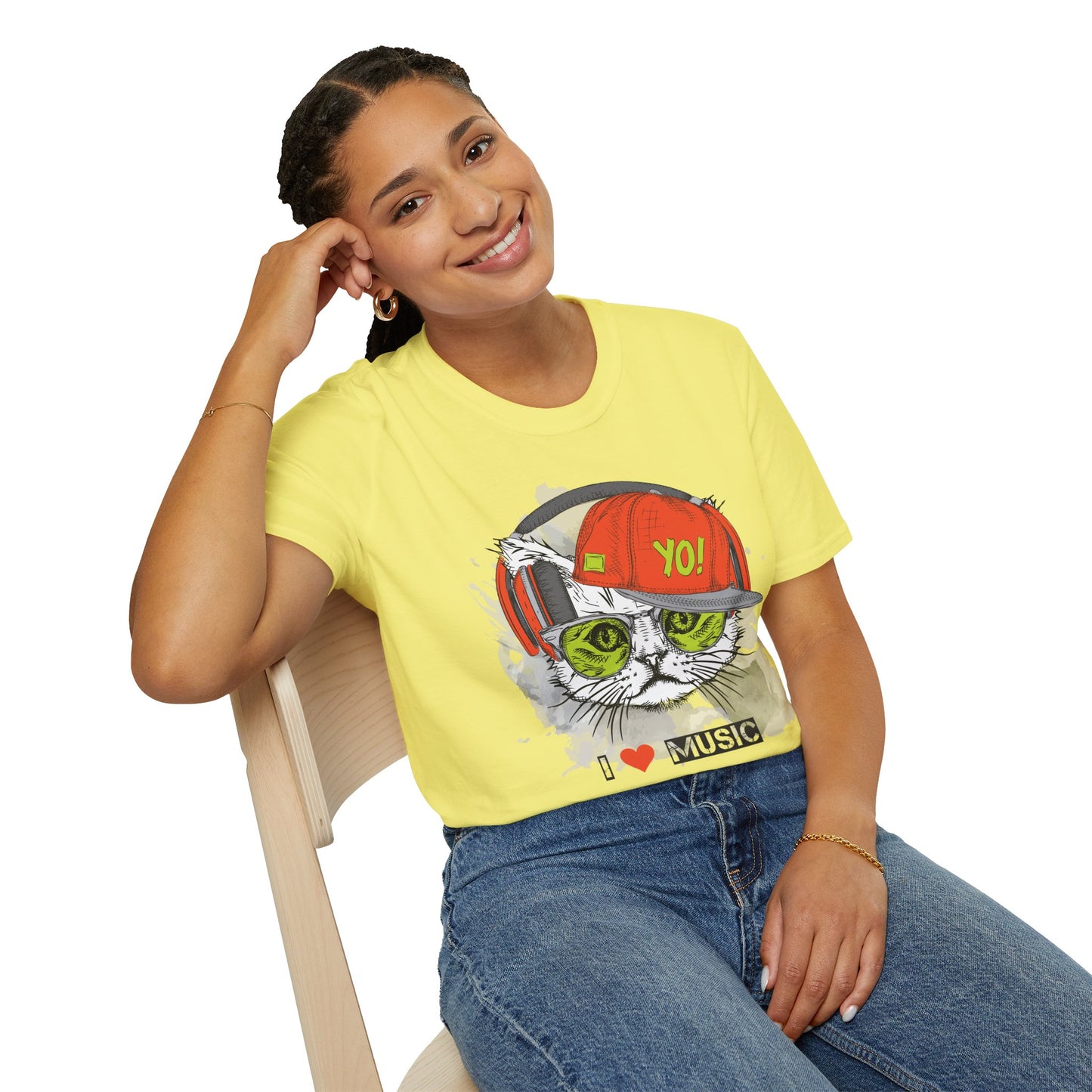 I love Music Animals Shirts, Shirt with Animals, Animals with Headphones Shirt