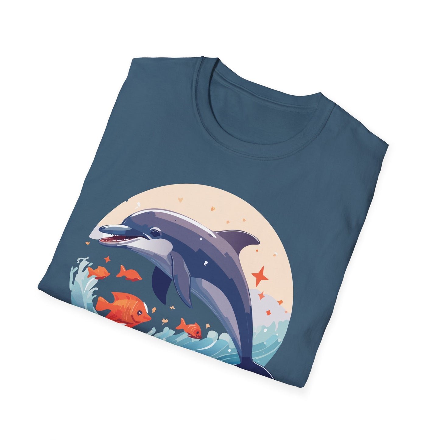 Dolphin Shirts, Shirt with Dolphin, Fish Tee Shirt, Animal Shirt