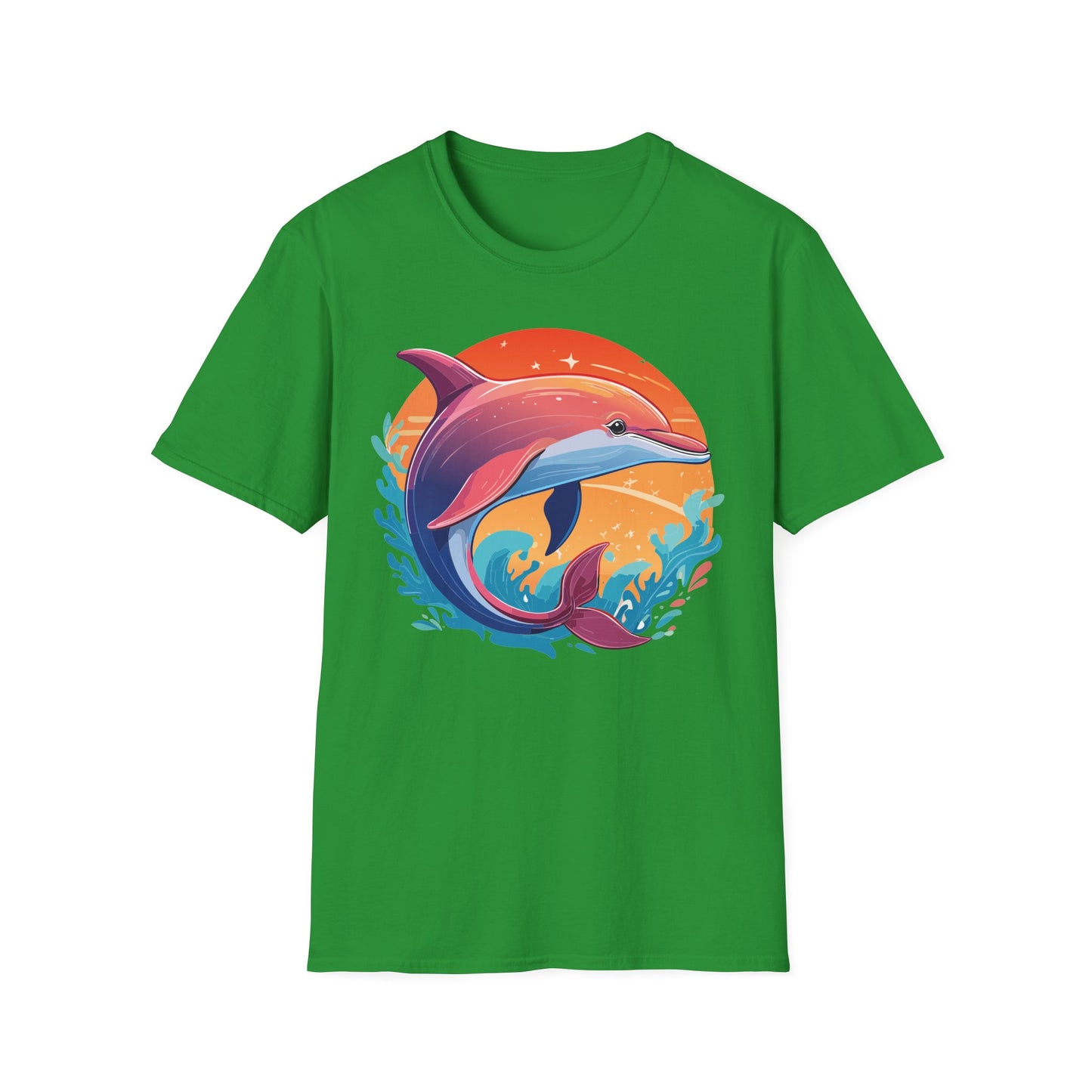 Dolphin Shirts, Shirt with Dolphin, Fish Tee Shirt, Animal Shirt