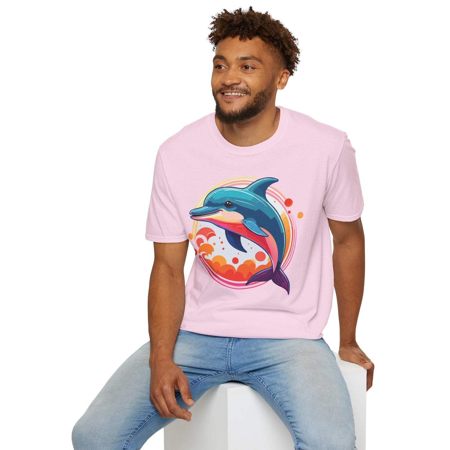 Dolphin Shirts, Shirt with Dolphin, Fish Tee Shirt, Animal Shirt