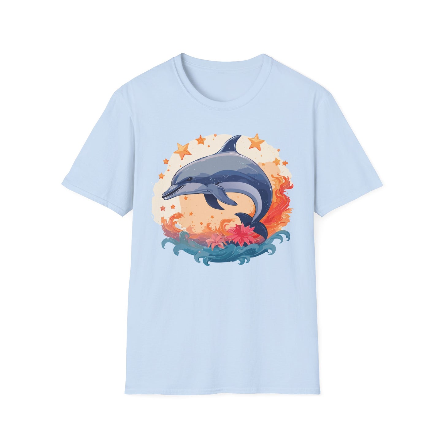 Dolphin Shirts, Shirt with Dolphin, Fish Tee Shirt, Animal Shirt